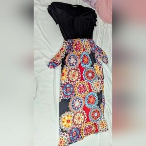 Large Mandala dress with pockets